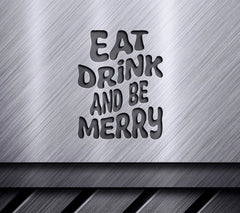 Retro Christmas Eat Drink SVG SVG