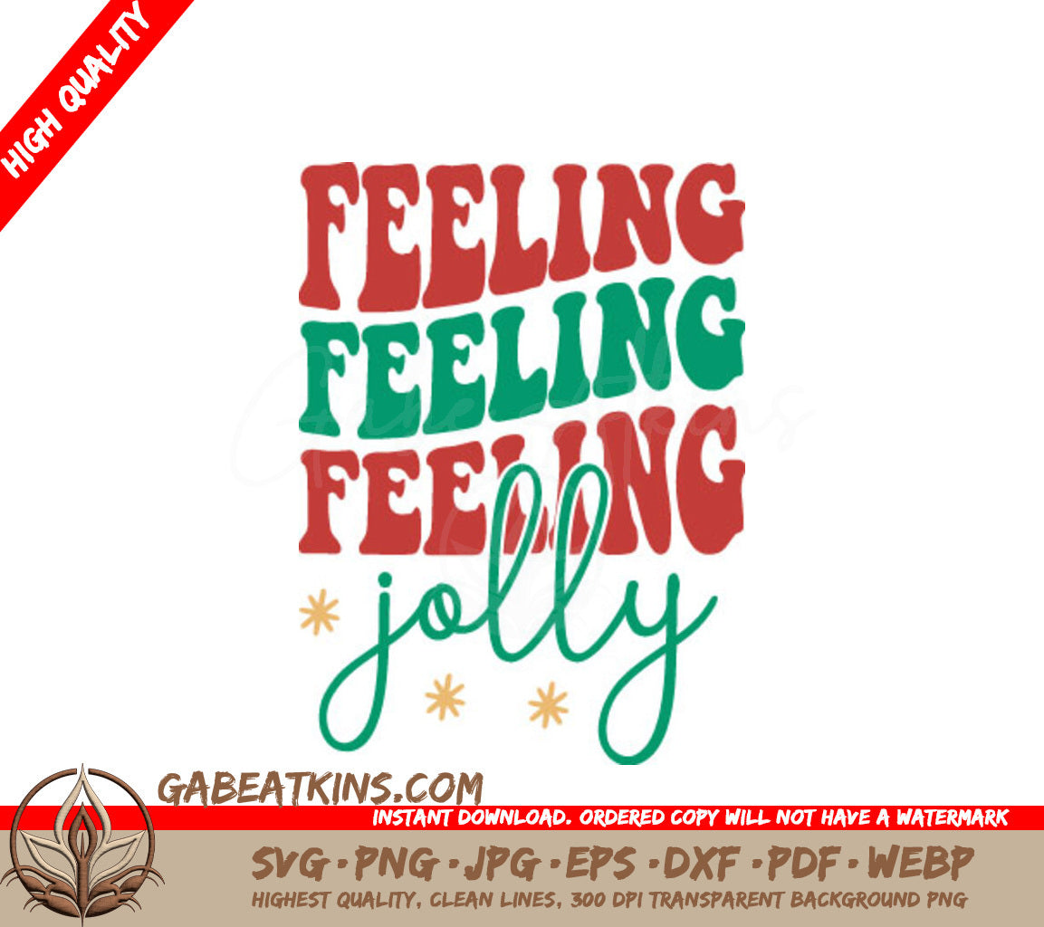 Feeling Jolly Christmas SVG  SVG