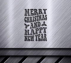 Merry Christmas & Happy New Year SVG  SVG