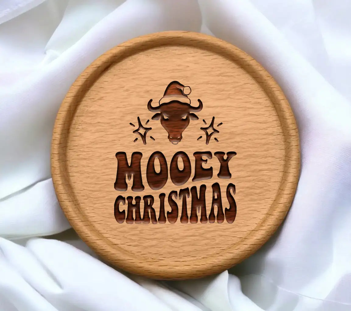 Mooey Christmas Bull SVG  SVG