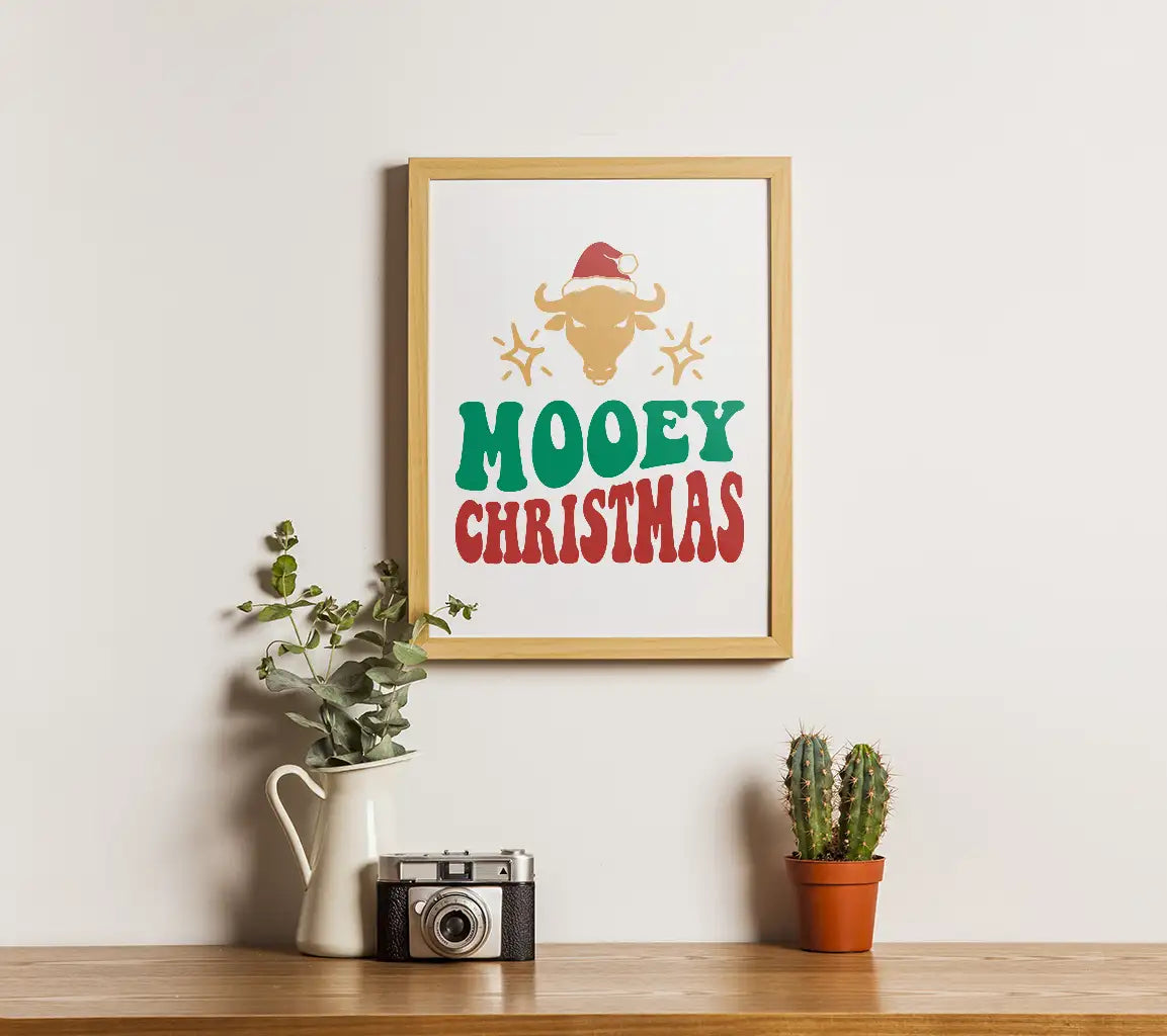 Mooey Christmas Bull SVG  SVG