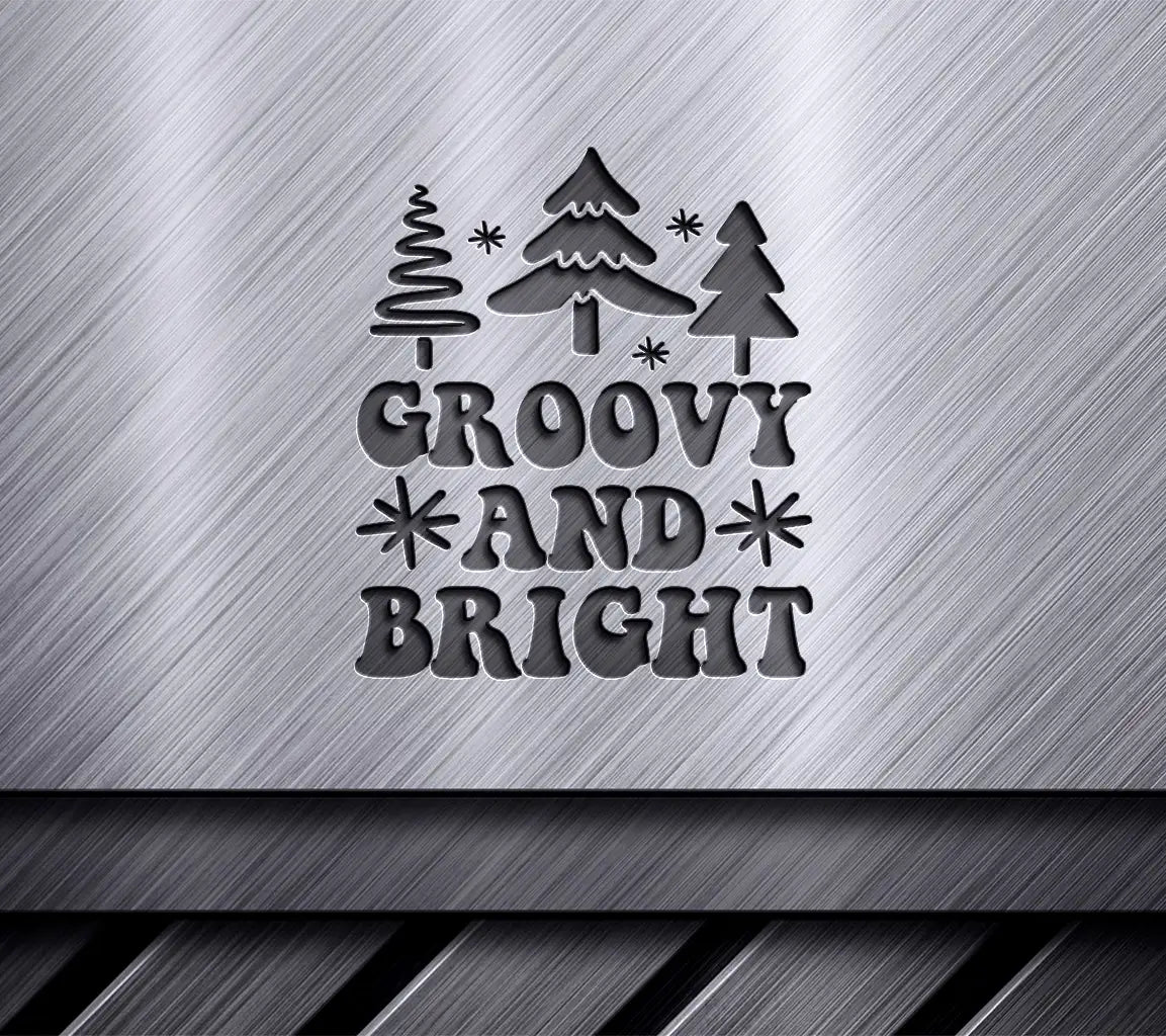 Groovy & Bright Christmas Tree SVG SVG