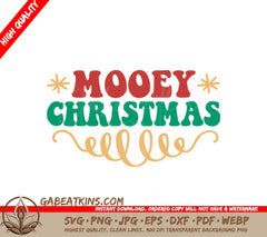 Mooey Christmas SVG  SVG