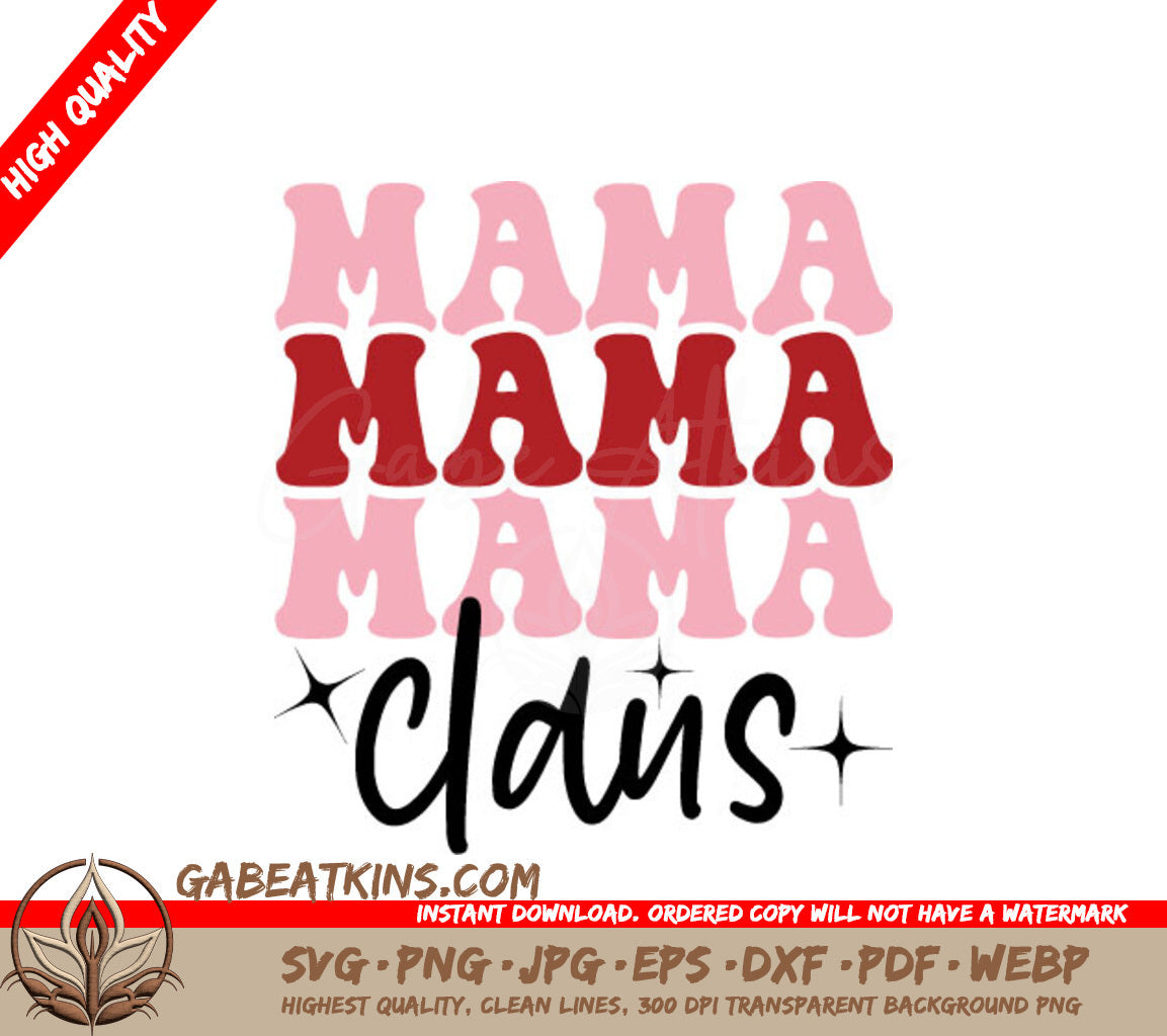 Mama Claus SVG  SVG