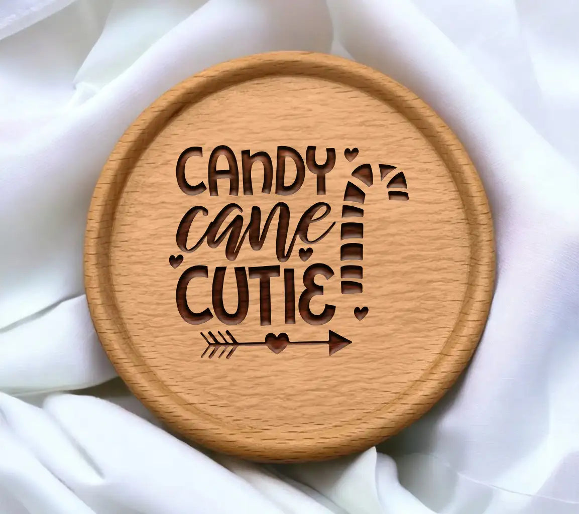 Candy Cane Cutie SVG Design SVG