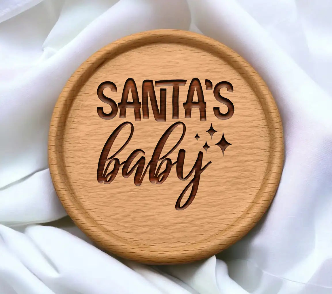 Santas Baby SVG Cut File SVG