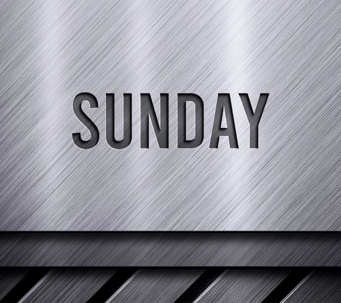 Sunday SVG Design SVG