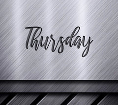 Cursive Thursday SVG Design SVG