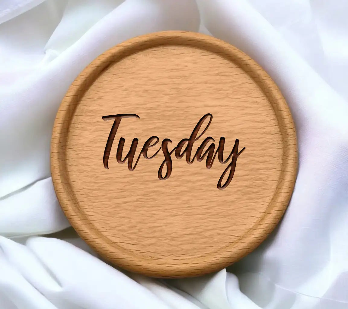 Cursive Tuesday SVG Design SVG