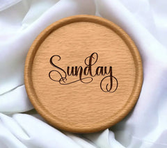 Cursive Sunday SVG Design SVG