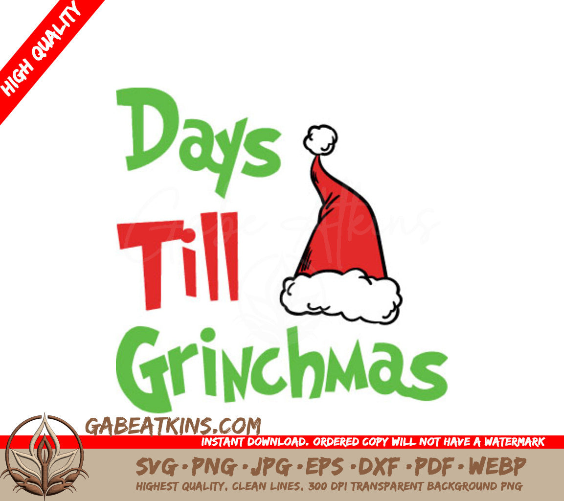 Grinchmas Countdown SVG  SVG