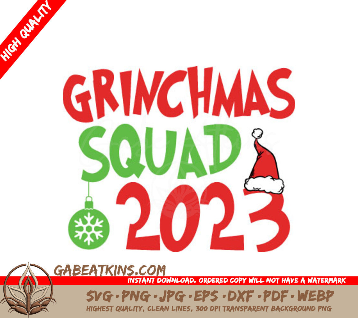 Grinchmas Squad SVG  SVG