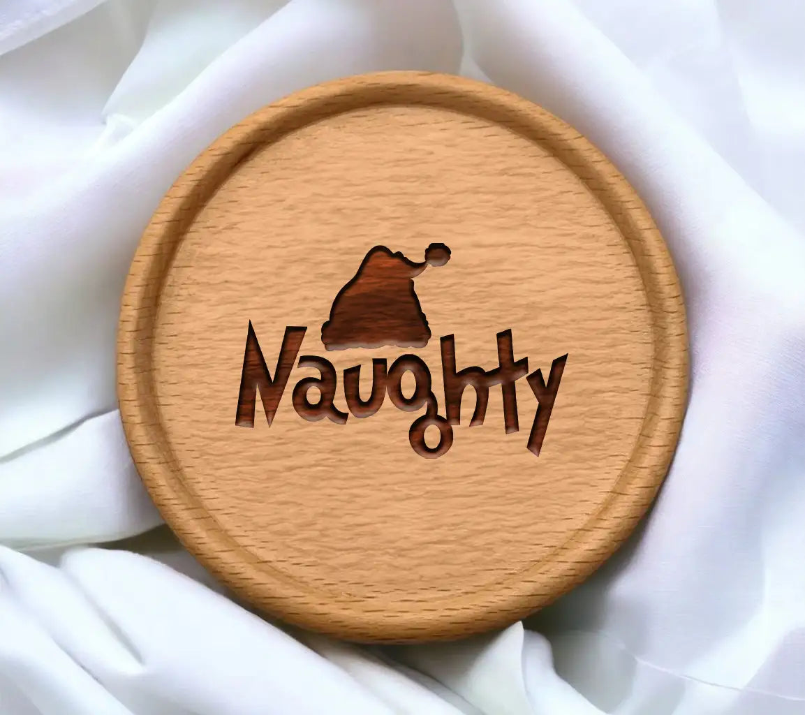 Naughty Santa Hat SVG Design SVG