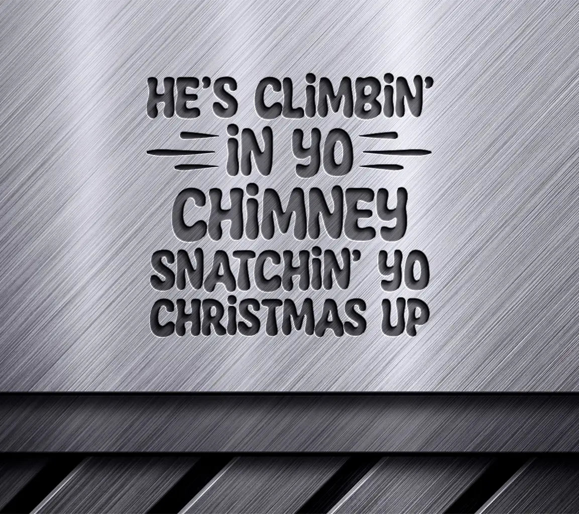 Grinch Christmas Chimney SVG  SVG