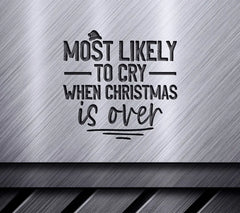 Christmas Cry SVG  SVG