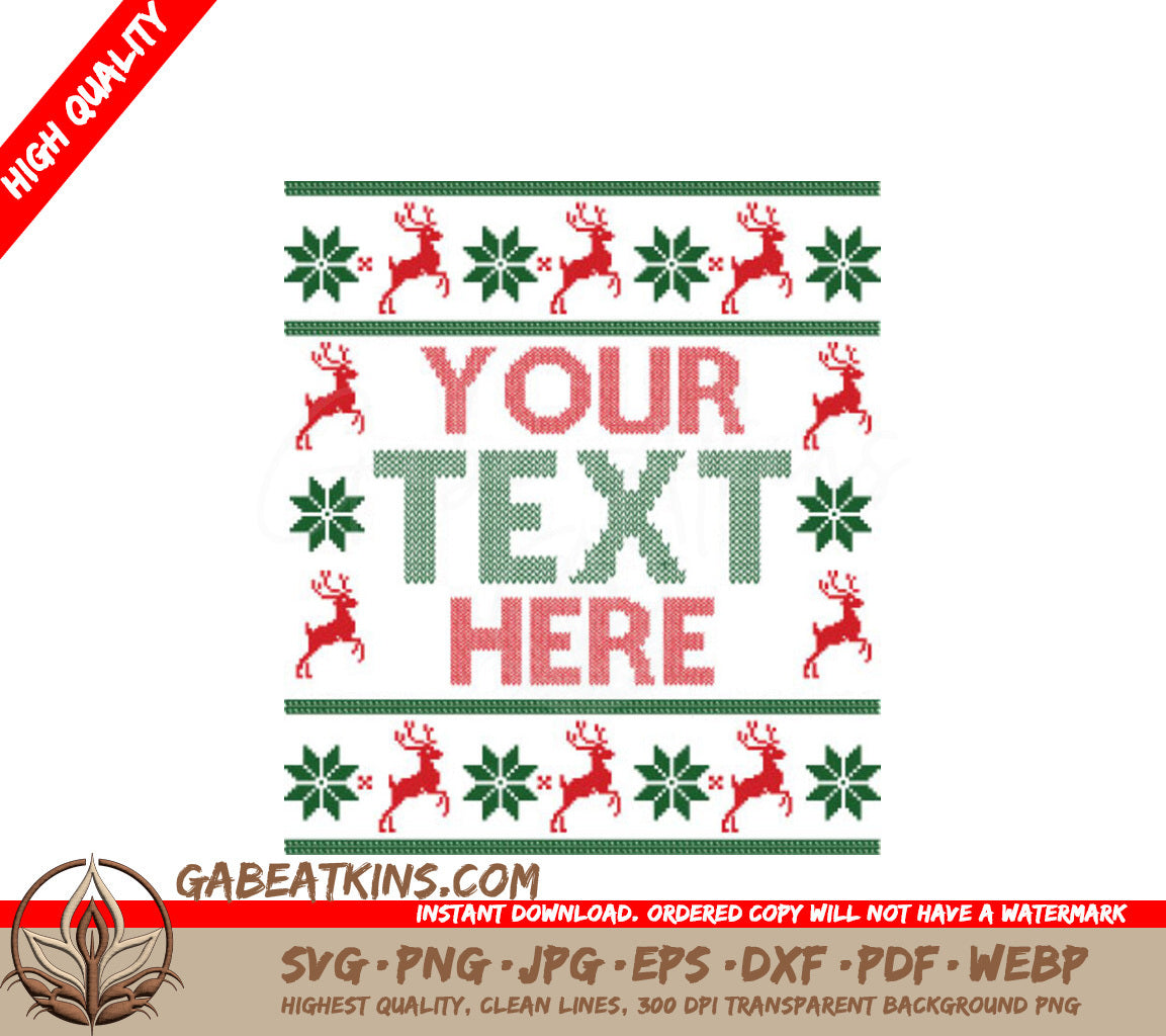 Christmas Ugly Sweater SVG  SVG