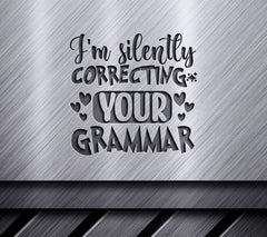 Sarcastic Grammar Correction SVG SVG