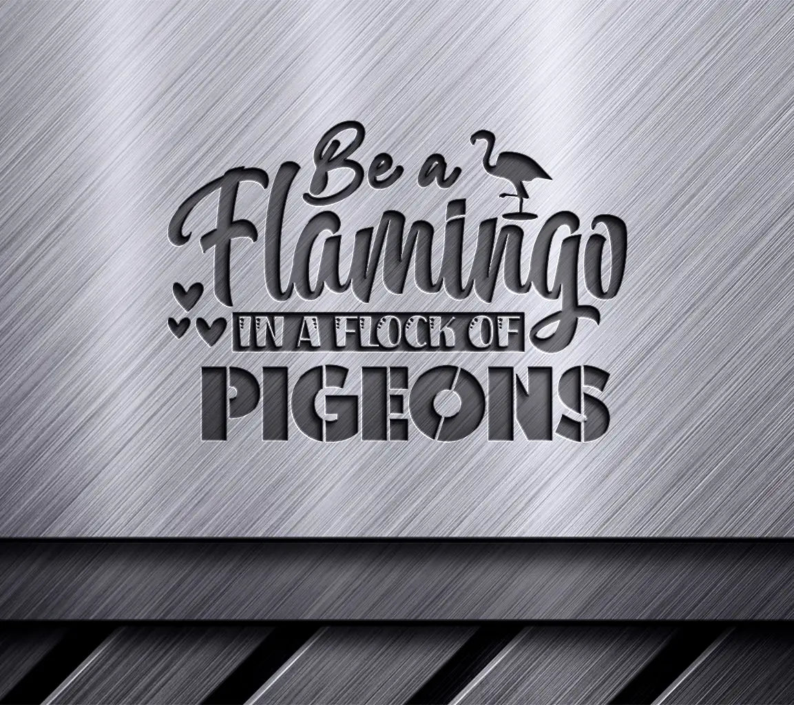 Sarcastic Flamingo SVG Design SVG