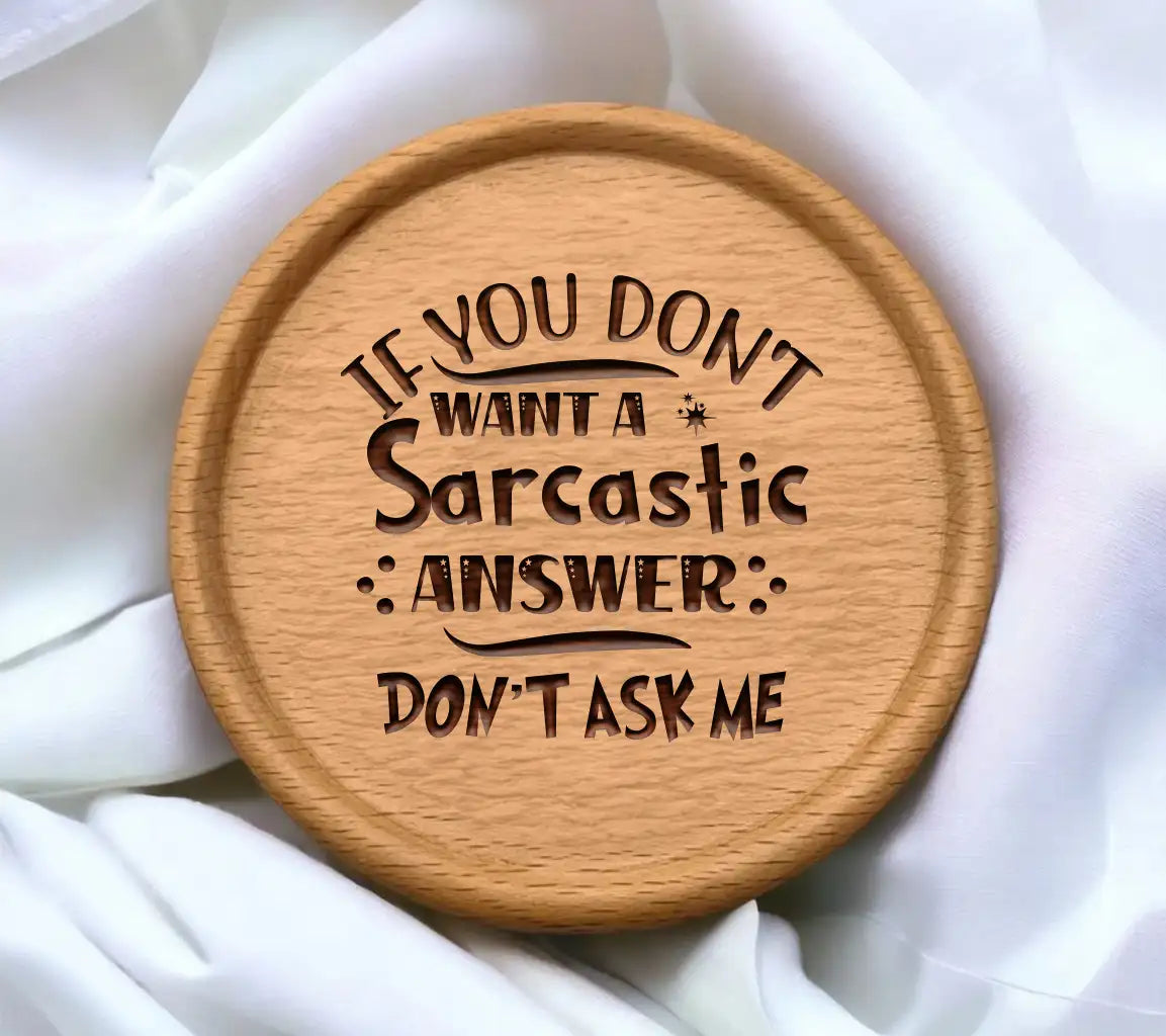 Sarcastic Answer SVG Design SVG