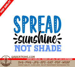 Spread Sunshine SVG Quote SVG