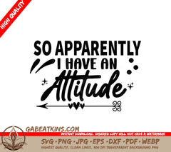 Sarcastic Attitude SVG Design SVG