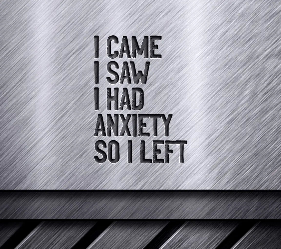 Anxiety Escape SVG Poster SVG