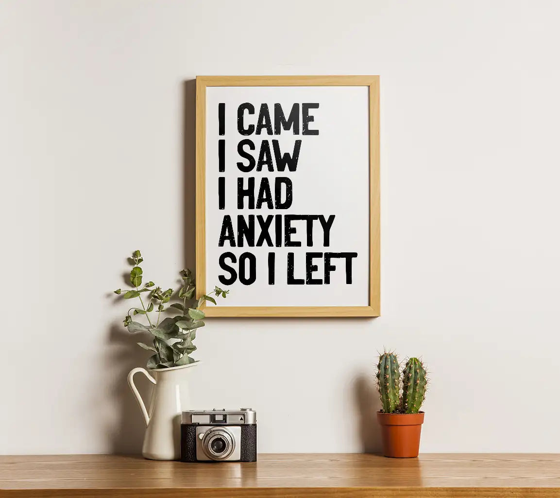 Anxiety Escape SVG Poster SVG