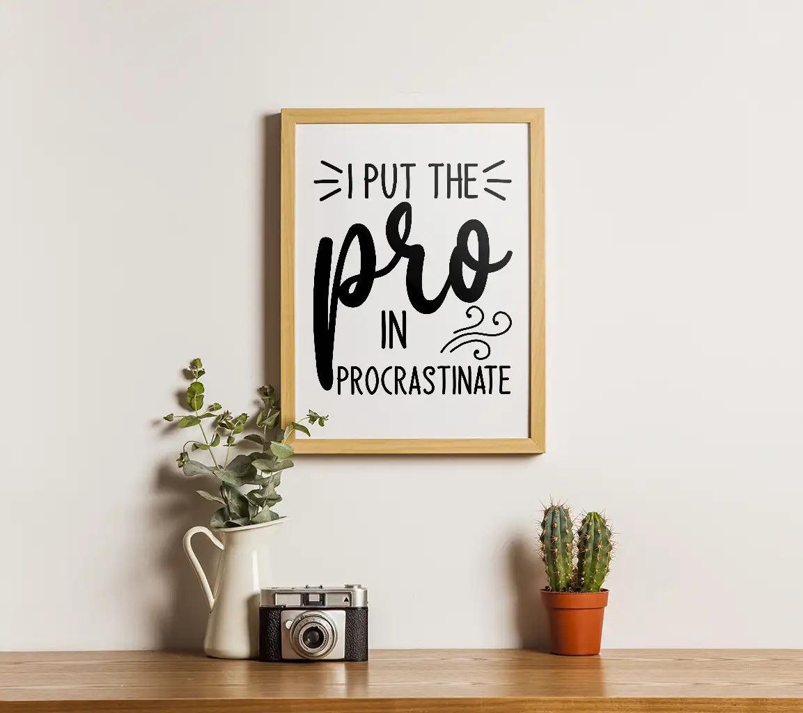 Procrastination Pro SVG Design SVG