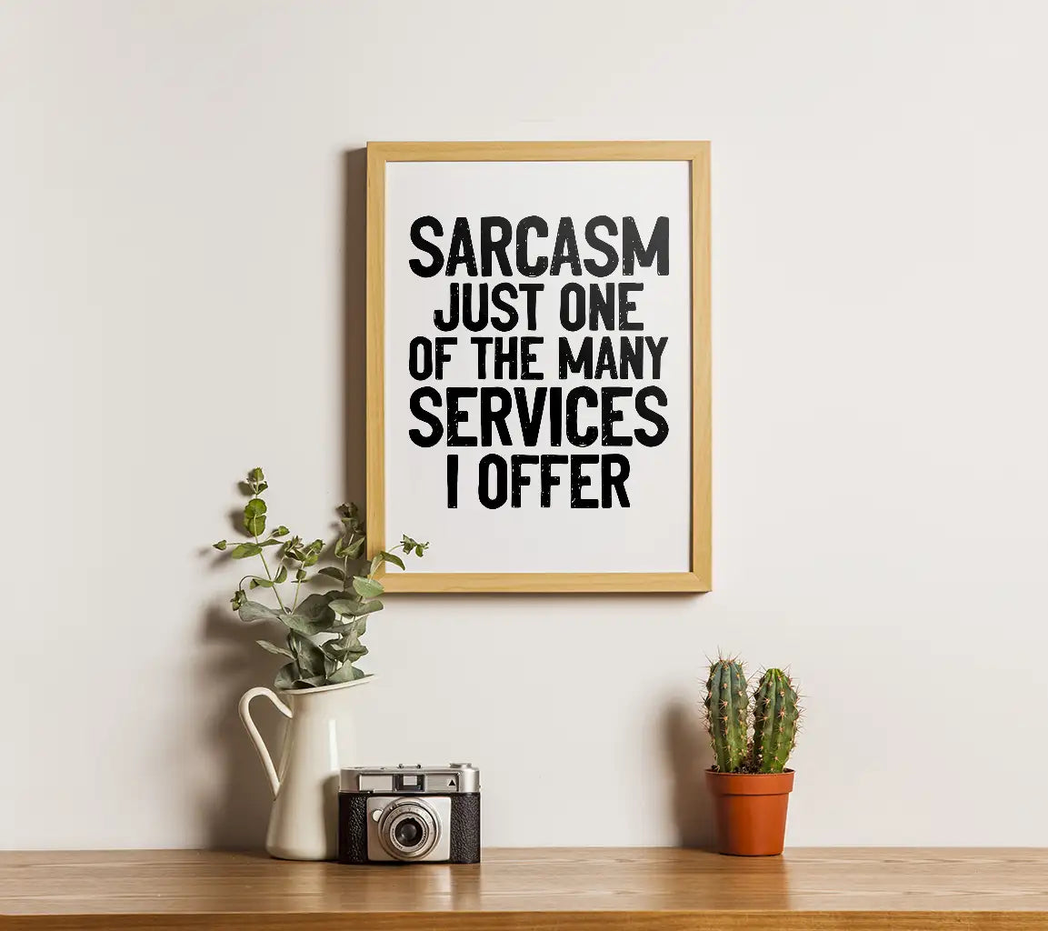 Sarcastic Services SVG Design SVG