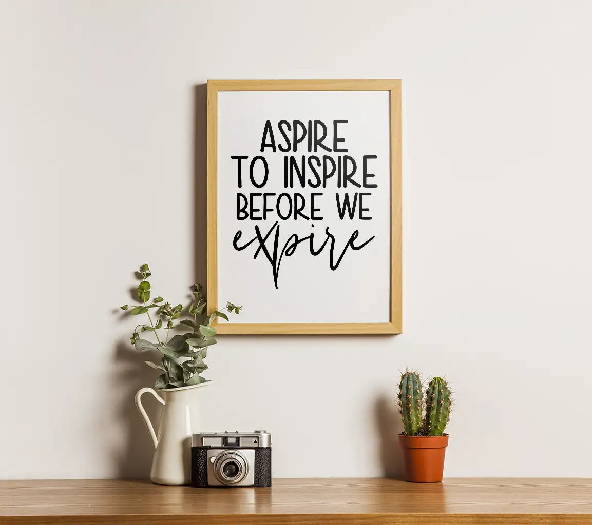 Aspire To Inspire SVG Sign SVG