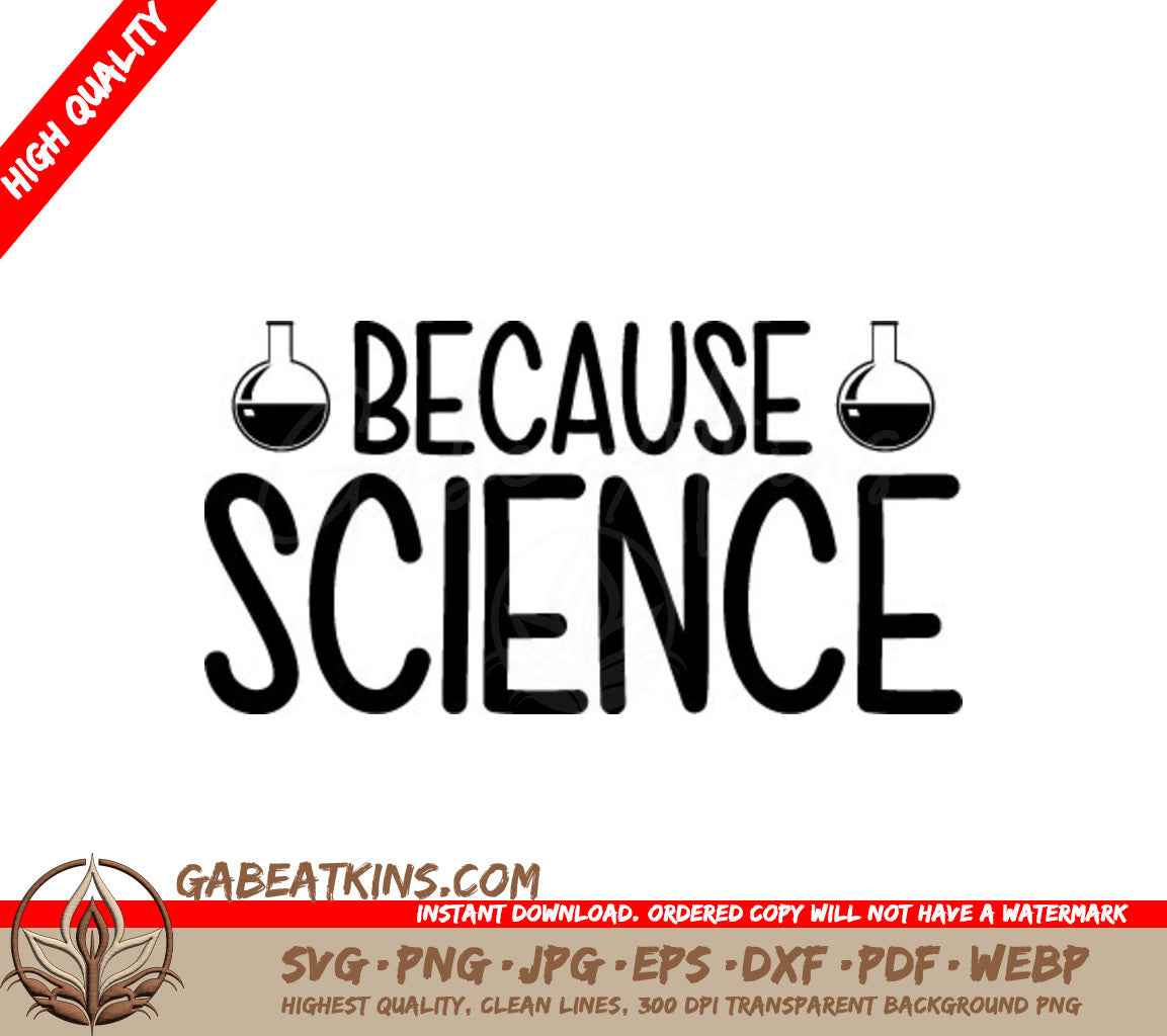 Science Beaker Design SVG SVG