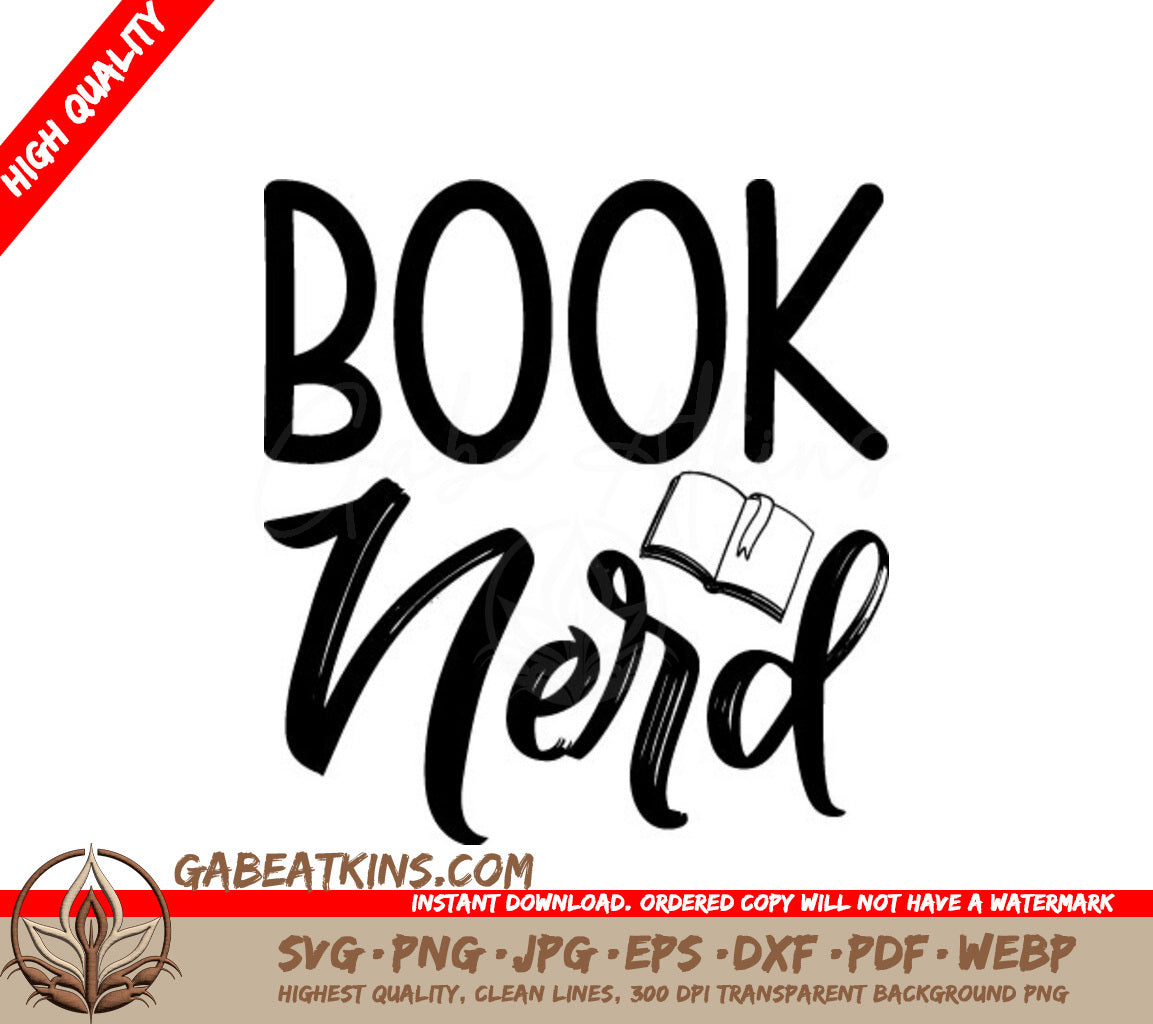  Book Nerd SVG SVG