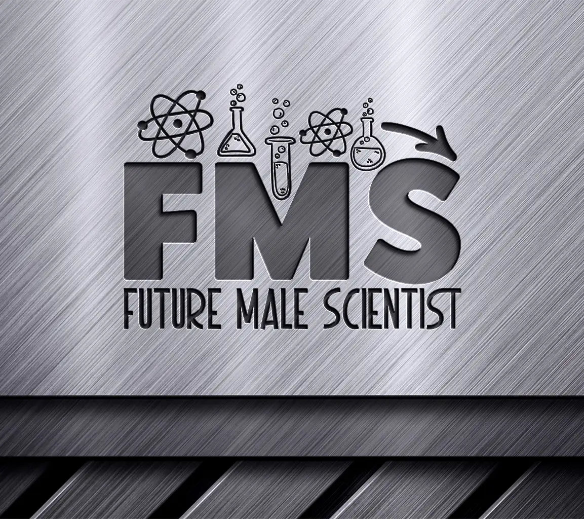 Future Male Scientist SVG Design SVG