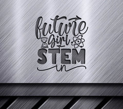 Future Girl STEM SVG Design SVG