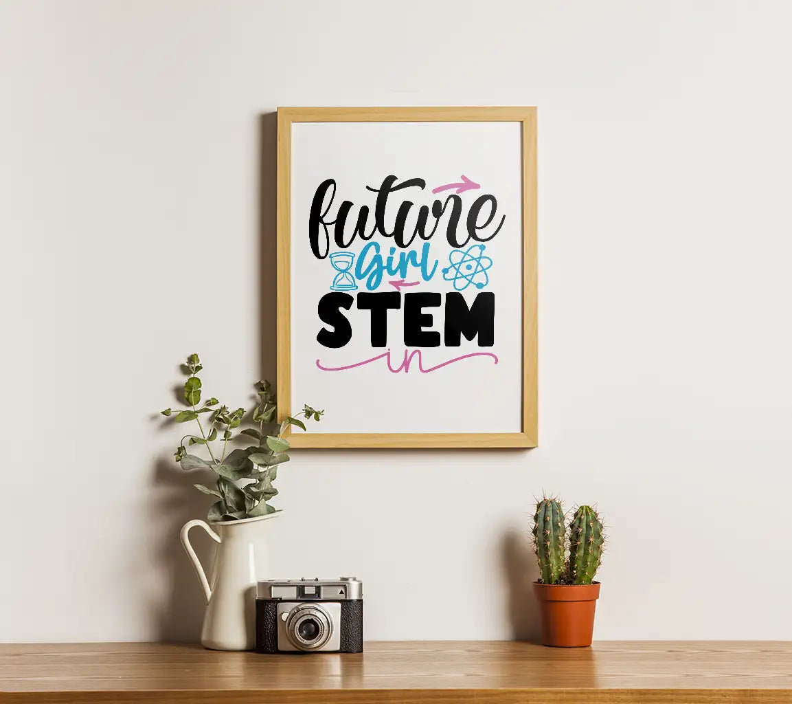 Future Girl STEM SVG Design SVG