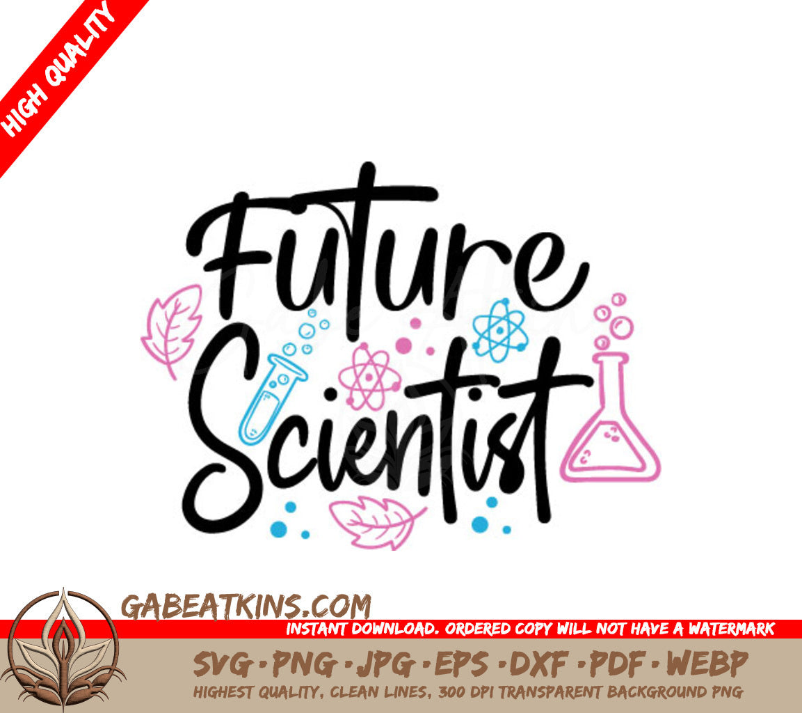 Future Scientist SVG Design SVG