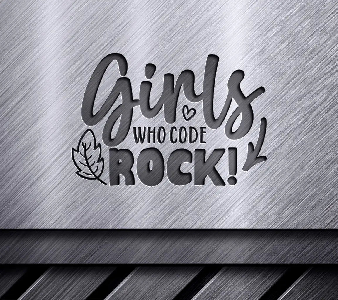 Girls Who Code Rock SVG SVG