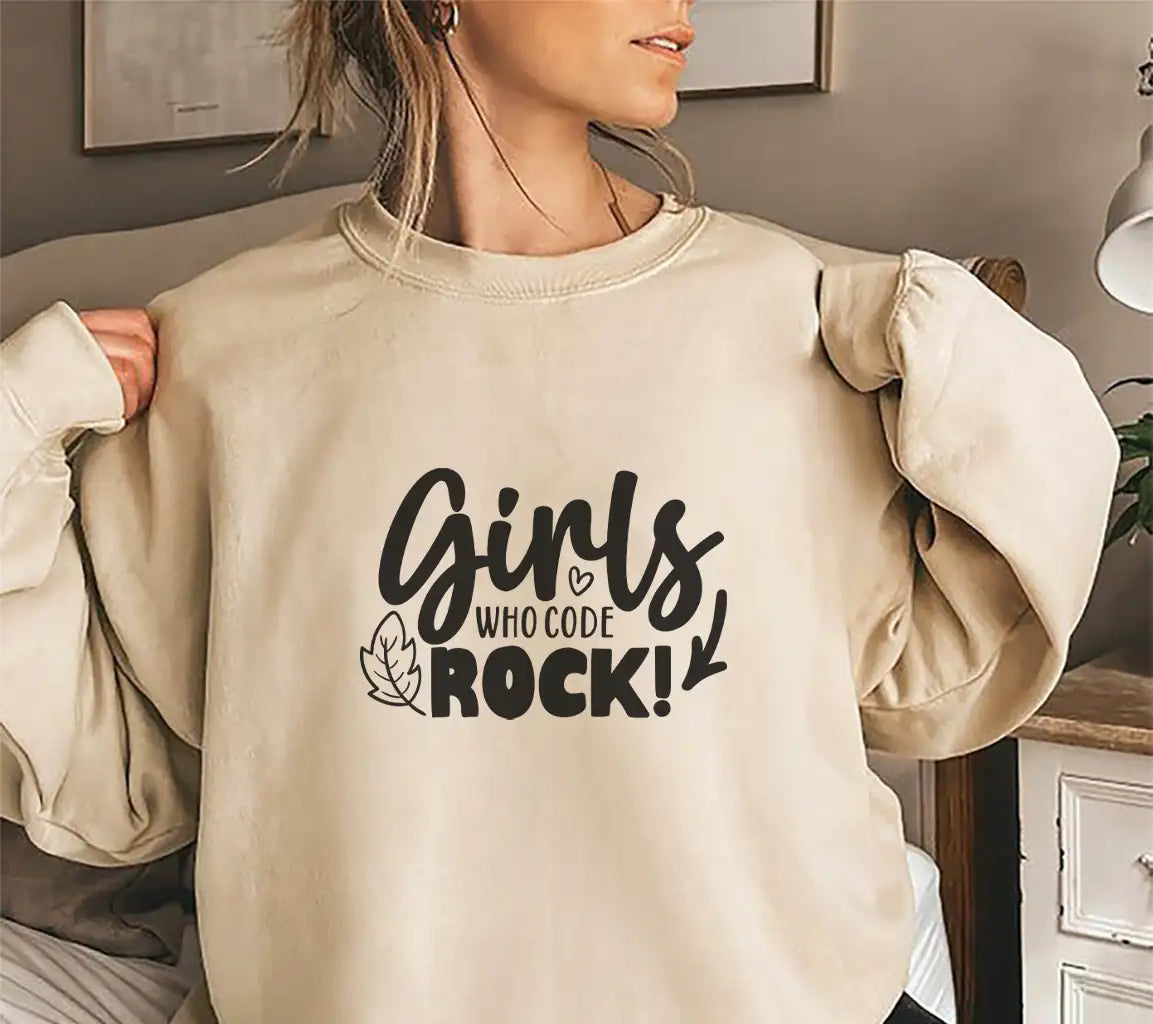 Girls Who Code Rock SVG SVG