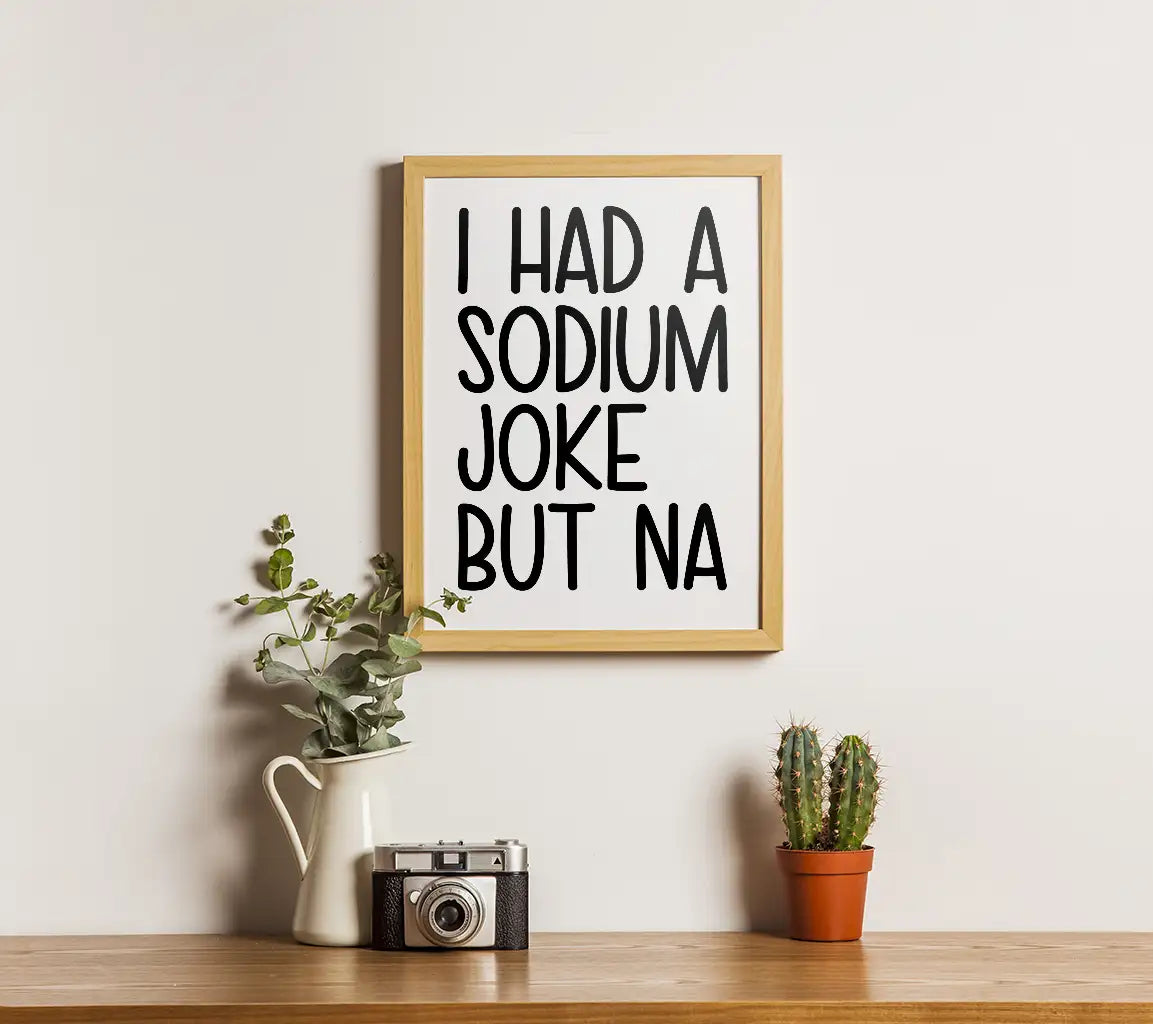 Sodium Joke SVG Design SVG