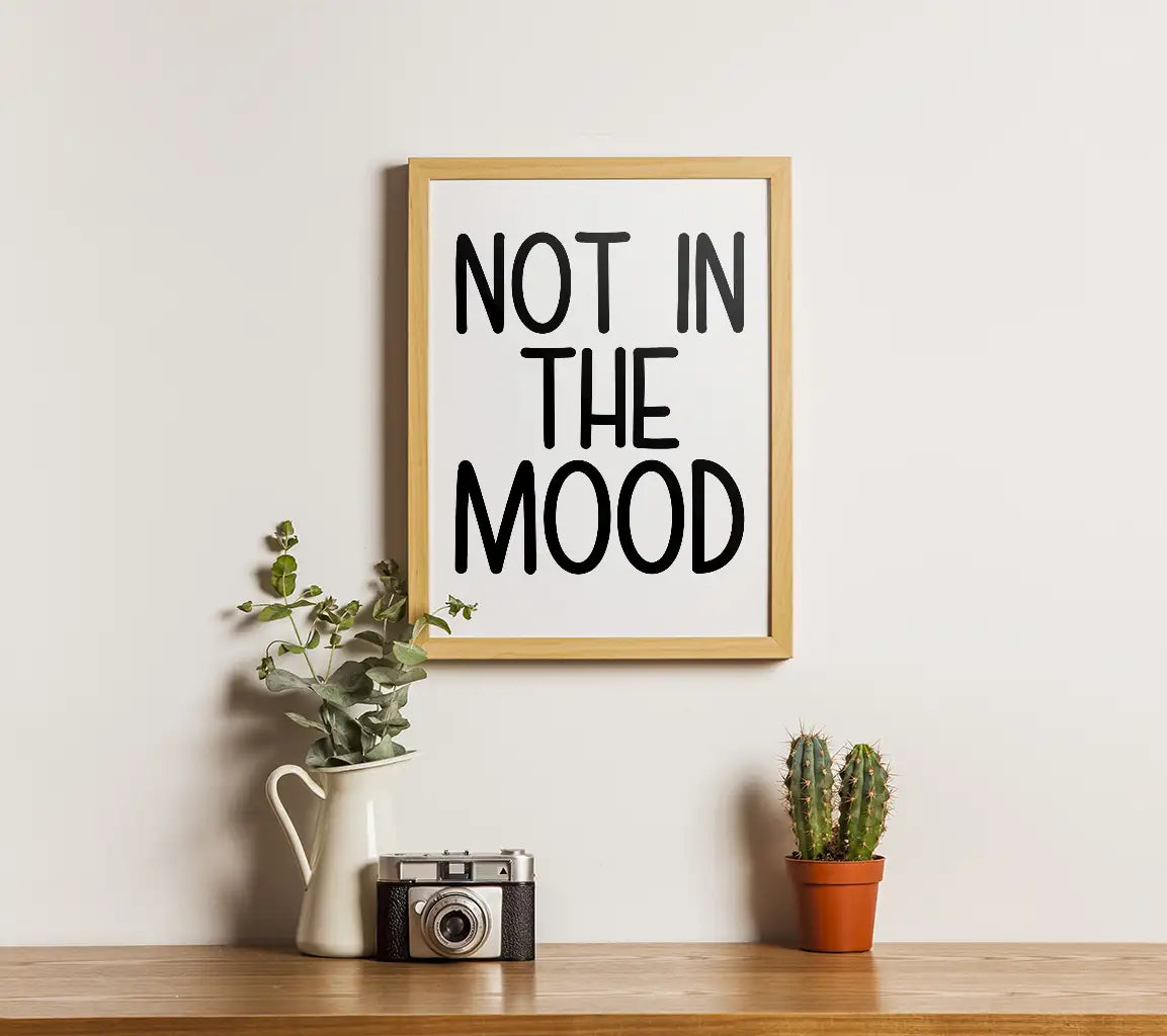 Not In The Mood SVG SVG