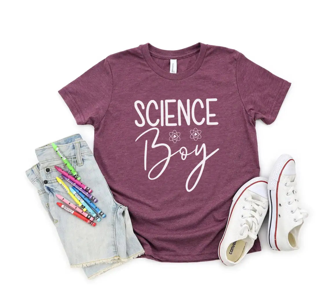 Science Boy Atom Design SVG SVG