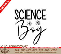 Science Boy Atom Design SVG SVG