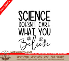 Science Doesnt Care SVG SVG