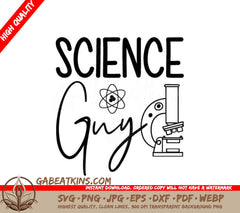 Science Guy Microscope SVG SVG