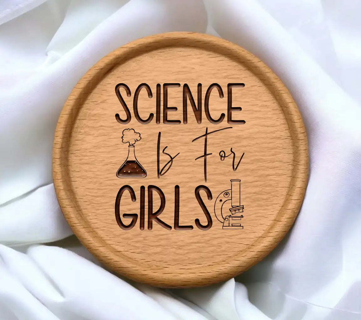 Science Is For Girls SVG SVG