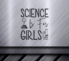 Science Is For Girls SVG SVG