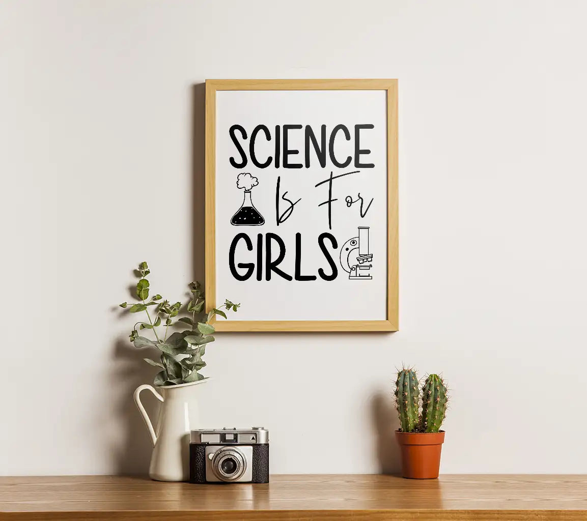 Science Is For Girls SVG SVG