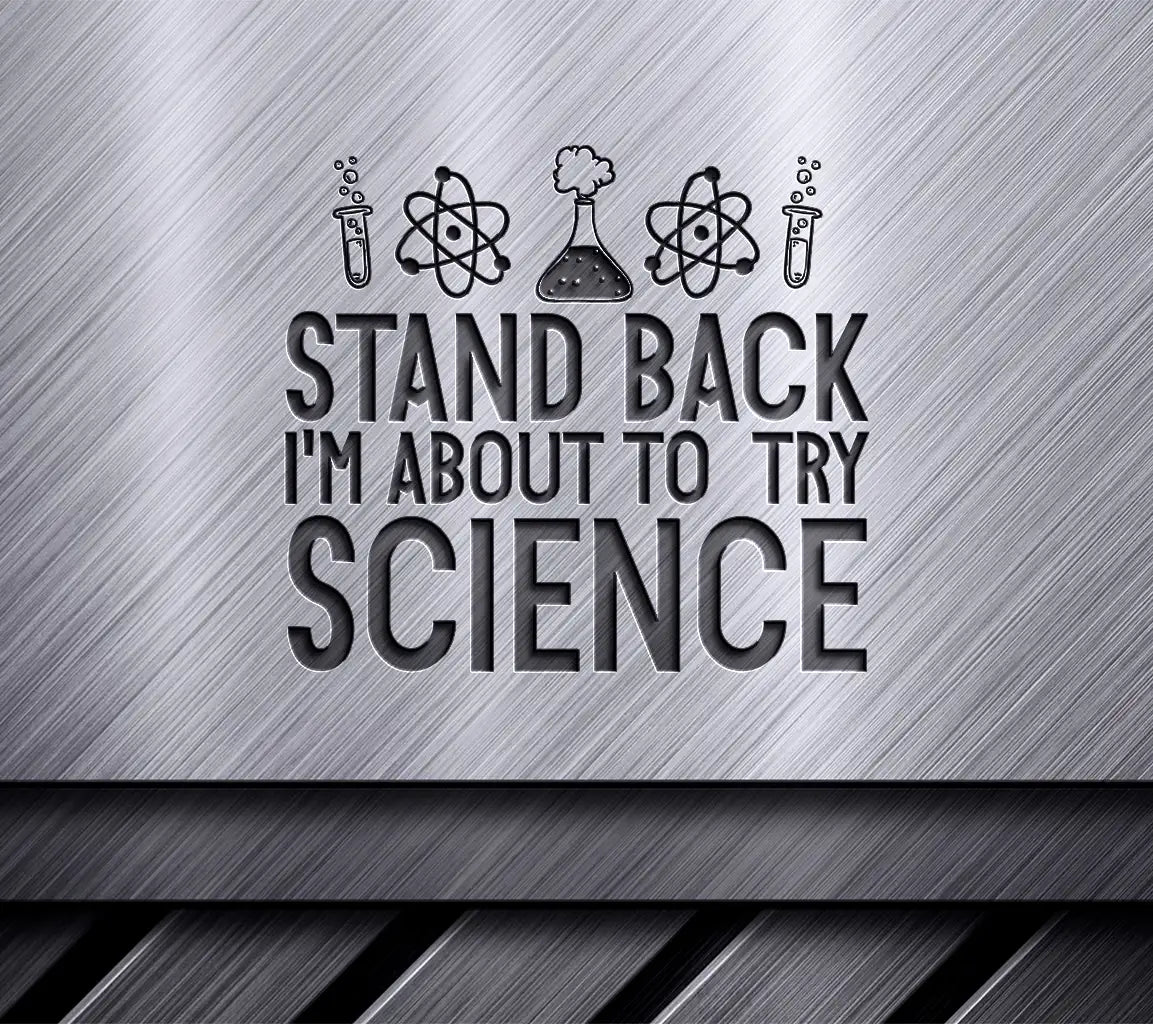 Science Try SVG Poster SVG