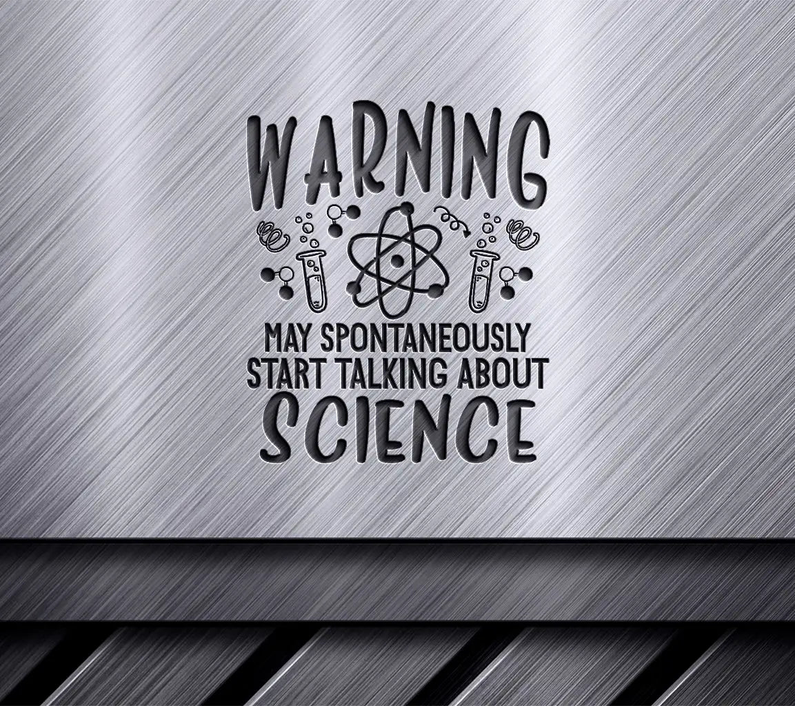 Science Talk Warning SVG SVG