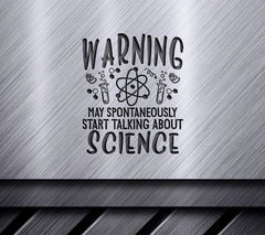 Science Talk Warning SVG SVG